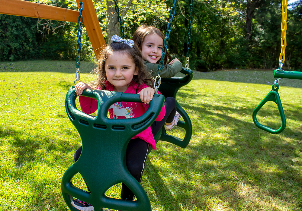 Highquality Double Glider Swing for Wooden Swing Sets