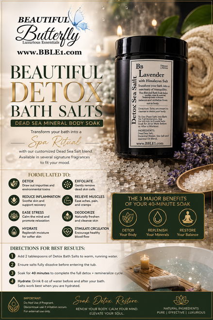 BEAUTIFUL DETOX BATH SALTS  
