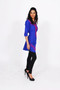 Cotton Kurti 1: Royal Blue with Magenta