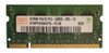 Hynix 512MB DDR2-667MHz PC2-5300 non-ECC Unbuffered CL5 200-Pin SoDimm Single Rank Memory Module