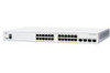 Cisco Catalyst 1200 24-Ports 10/100/1000 + 4 x 10Gb Ethernet SFP+ Layer 3 Managed Rack-Mountable Network Switch