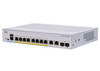 Cisco Business 250 8-Ports 10/100/1000 + 2 x 1GE copper/SFP Combo PoE+ Layer 3 Managed Rack-Mountable Network Switch