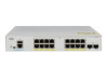 Cisco Business 350 16-Ports 16 x 10/100/1000 + 2 x Gigabit SFP PoE+ Layer 3 Managed Rack-Mountable Network Switch