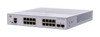 Cisco 350 CBS350-16P-2G Ethernet Switch 18 Ports Manageable 2 Layer Supported Modular 2 SFP Slots 25.01 W Power Consumpti