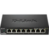 D-Link DGS-108 Ethernet Switch 8 Ports 2 Layer Supported 4.62 W Power Consumption Twisted Pair