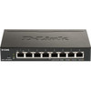 D-Link Ethernet Switch 8 Ports Manageable 2 Layer Supported 77.90 W Power Consumption 64 W PoE Budget Twisted Pair PoE Po