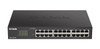 D-Link Ethernet Switch 24 Ports Manageable 2 Layer Supported Twisted Pair 1U High Rack-mountable