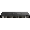D-Link Layer 3 Switch 50 Ports Manageable 3 Layer Supported Modular 51.20 W Power Consumption Twisted Pair Optical Fiber 1U