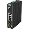 D-Link Ethernet Switch 10 Ports Manageable 2 Layer Supported Modular 2 SFP Slots Twisted Pair Optical Fiber Wall Mountabl