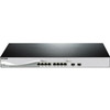 D-Link 10 Gigabit Ethernet Smart Switch 8 Ports Manageable 10GBase-T 2 Layer Supported