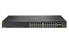 HPE Aruba 6300F 24-Ports 1GbE Class 4 PoE and 4-Ports SFP56 Network Switch