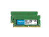 Crucial 16GB Kit (2 x 8GB) DDR4-2666MHz PC4-21300 non-ECC Unbuffered CL19 260-Pin SoDimm 1.2V Single Rank Memory