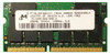 Micron 256MB 133MHz PC133 non-ECC Unbuffered CL2 144-pin SoDimm Memory Module