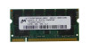 Micron 512MB DDR-400MHz PC3200 non-ECC Unbuffered CL3 200-Pin SoDimm Dual Rank Memory Module