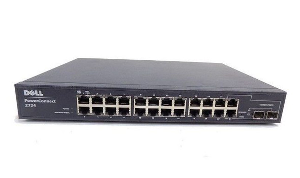 Dell PowerConnect 2724 24-Ports Rack-mountable Network Switch