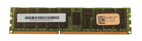 Dell 16GB 1600MHz DDR3 PC3-12800 Registered ECC CL11 240-Pin DIMM Dual Rank Memory