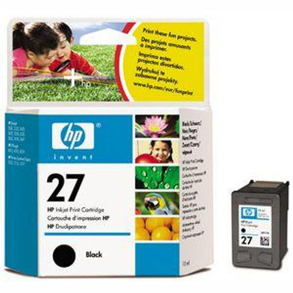 HP 27 Black Ink Cartridge Black Inkjet 220 Page