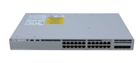 Cisco Catalyst 9200 C9200L-24P-4G Layer 3 Switch 24 x Gigabit Ethernet Network, 4 x Gigabit Ethernet Uplink Manageable Twisted Pair, Optical Fiber Modular 3 Layer Supported