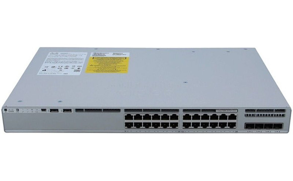 Cisco Catalyst 9300 24-Ports 4x 10/100/1000 + 4x1G SFP Uplink PoE+ Layer 3 Managed Rack-Mountable Network Switch