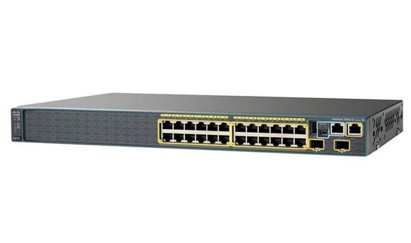Cisco 24-Ports 10/100/1000 + 4 x SFP Layer 2 Managed Rack-mountable 1U Network Switch