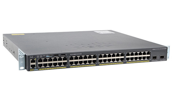 Cisco 48-Ports 2 x 10G SFP+ PoE+ Layer 3 Managed Rack-mountable 1U Network Switch