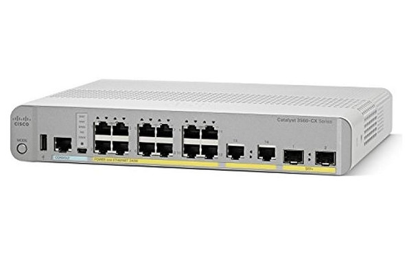 Cisco 12-Ports Layer 3 Managed Rack-mountable Network Switch