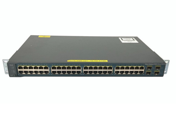 Cisco 48-Ports 4 x SFP PoE+ Layer 3 Managed Rack-mountable 1U Network Switch