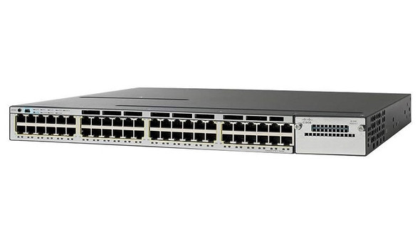 Cisco 48-Ports PoE Layer 3 Managed Rack-mountable 1U Network Switch