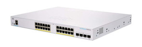 Cisco 350 CBS350-24P-4X Ethernet Switch 24 Ports Manageable 2 Layer Supported Modular 34.53 W Power Consumption 195 W PoE