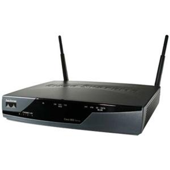 Cisco 878W Wireless Integrated Services Router 4 x 10/100Base-TX PoE LAN 1 x SHDSL WAN IEEE 802.11b/g 54Mbps