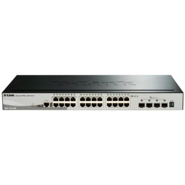 D-Link Smart Pro Gigabit Switch. 24 Port Poe Switch With 4 10g Sfp+