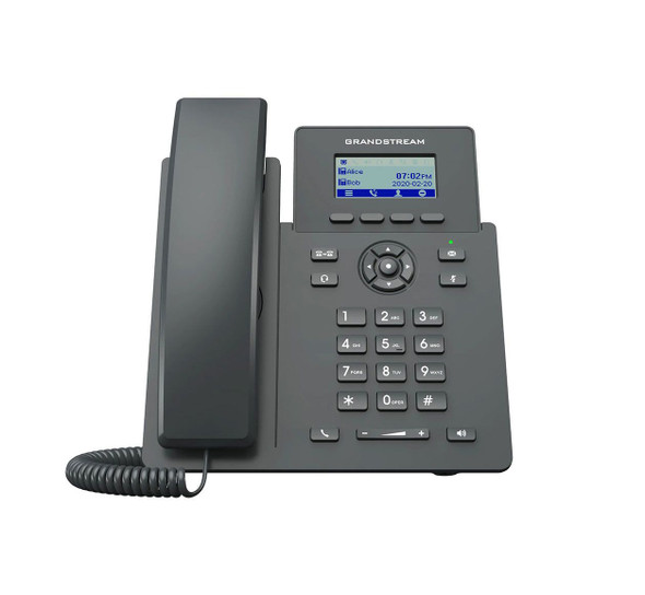 Grandstream 2-Line Dual-Port Ethernet 2.4-inch LCD Carrier Grade VoIP Phone