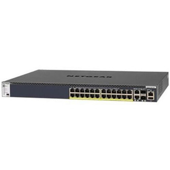 NetGear M4300-28G-POE+ 24Ports SFP+ 10 Gigabit Ethernet Managed Switch with 550W PSU 1U Rack Mountable