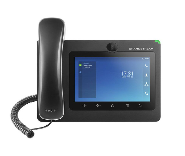 Grandstream 16-Line Dual-Port Ethernet 7-inch Multi-Touch Screen Bluetooth Wi-Fi Video VoIP Phone