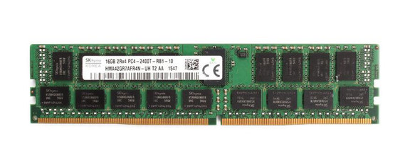 Hynix 16GB 2400MHz DDR4 PC4-19200 ECC Registered CL17 288-Pin DIMM 1.2V Dual Rank Memory Module