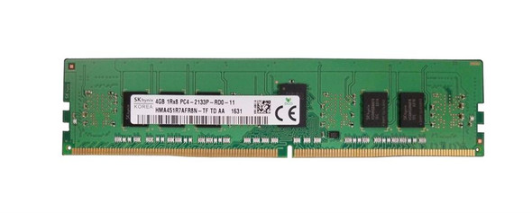 Hynix 4GB 2133MHz DDR4 PC4-17000 ECC Registered CL15 288-Pin DIMM 1.2V Single Rank Memory Module