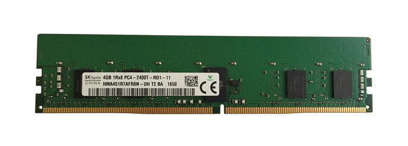 Hynix 4GB 2400MHz DDR4 PC4-19200 ECC Registered CL17 288-Pin DIMM 1.2V Single Rank Memory Module