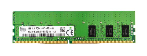 Hynix 4GB 2400MHz DDR4 PC4-19200 ECC Registered CL17 288-Pin DIMM 1.2V Single Rank Memory Module