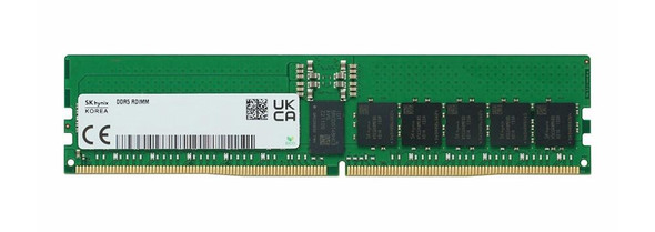 Hynix 32GB 4800MHz DDR5 PC5-38400 ECC Registered CL40 288-Pin DIMM 1.1V Dual Rank x8 Memory Module