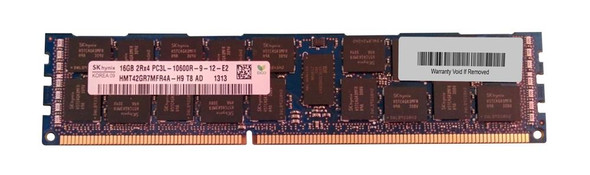 Hynix 16GB 1333MHz DDR3 PC3-10600 ECC Registered CL9 240-Pin DIMM 1.35V Dual Rank Memory Module