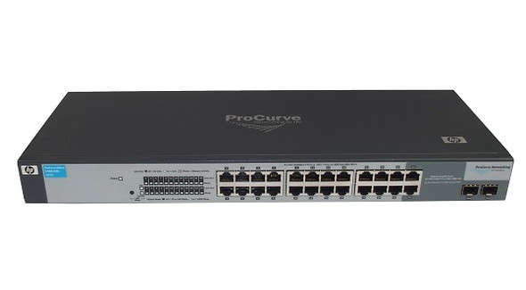 HP ProCurve 1400-24G 24-Ports 10/100/1000Base-T LAN 2 x SFP (Mini-GBIC) Unmanaged Gigabit Ethernet Switch