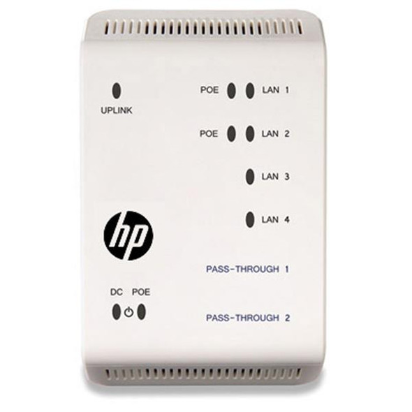 HP IntelliJack NJ1000 4-Ports PoE Ethernet Switch