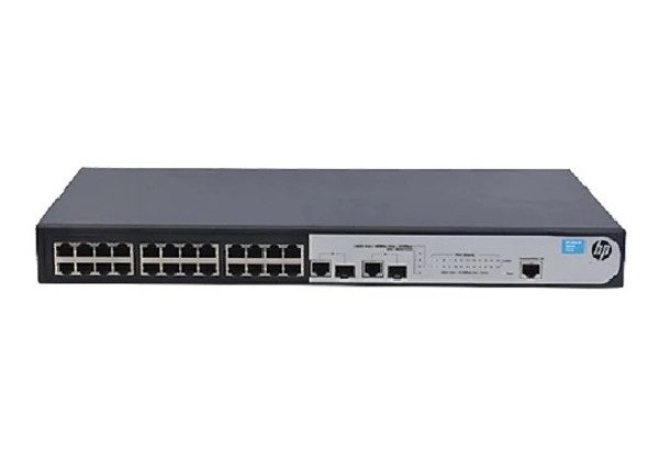 HP V1905-24-PoE 26 Port 2 Slot 24-Ports 10/100Base-TX 2 10/100/1000Base-T 2x SFP (mini-GBIC) Ethernet Switch