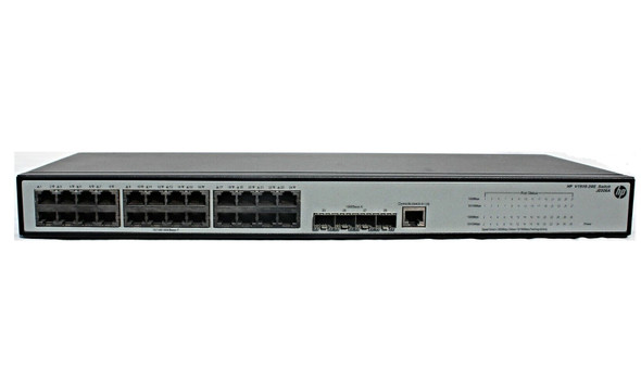 HP ProCurve V1910-24G 24-Ports 10Base-T 100Base-TX 1000Base-T + 4 x SFP (mini-GBIC) Managed Gigabit Ethernet Switch