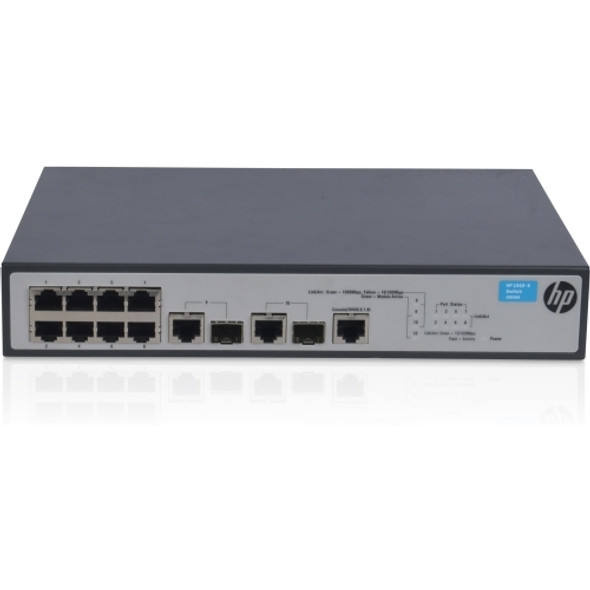 HP 1910-8 8-Ports 8 X 10/100 + 2 X Combo Gigabit SFP L3 Managed Rackmountable Switch