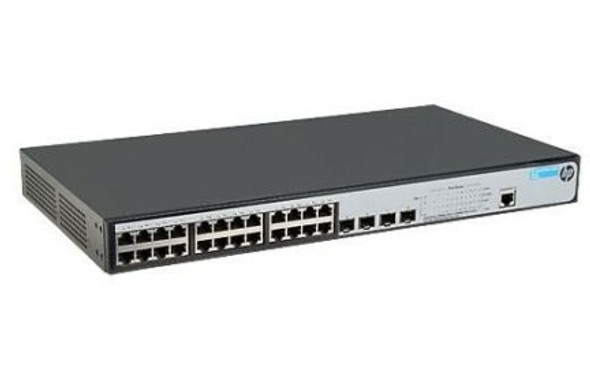 HP OfficeConnect 1920-24G-PoE+ 24-Ports 10/100/1000Base-T with 4 Gigabit SFP Ports Layer-3 Managed Gigabit Ethernet Switch