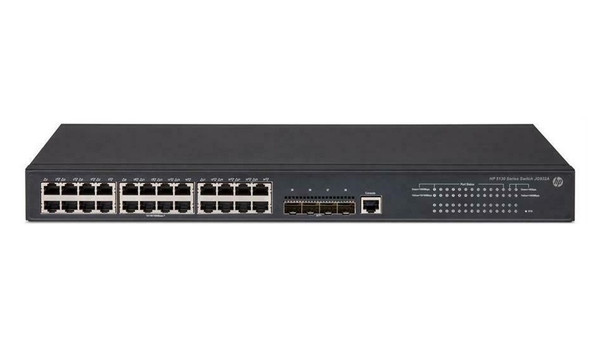 HP FlexNetwork 5130-24G 24-Ports x 10/100/1000Base-T Layer 3 Managed Rack-Mountable Gigabit Ethernet Switch