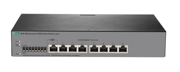 HP OfficeConnect 1920S 8G 8-Ports s 8 x 10/100/1000 Gigabit Ethernet Switch