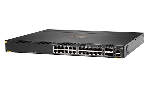 HPE Aruba 6300M 24-Ports 1GbE Class 4 PoE and 4-Ports SFP56 Network Switch