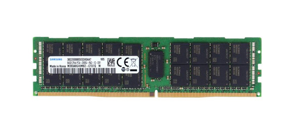 Samsung 64GB 2666MHz DDR4 PC4-21300 ECC Registered CL19 288-Pin DIMM 1.2V Dual Rank Memory Module